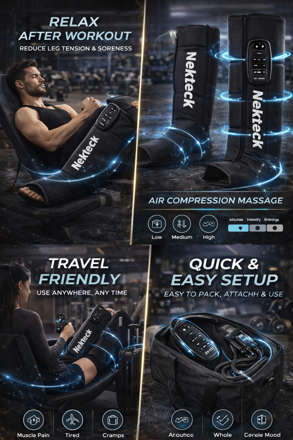 Electric Pneumatic Leg Massager