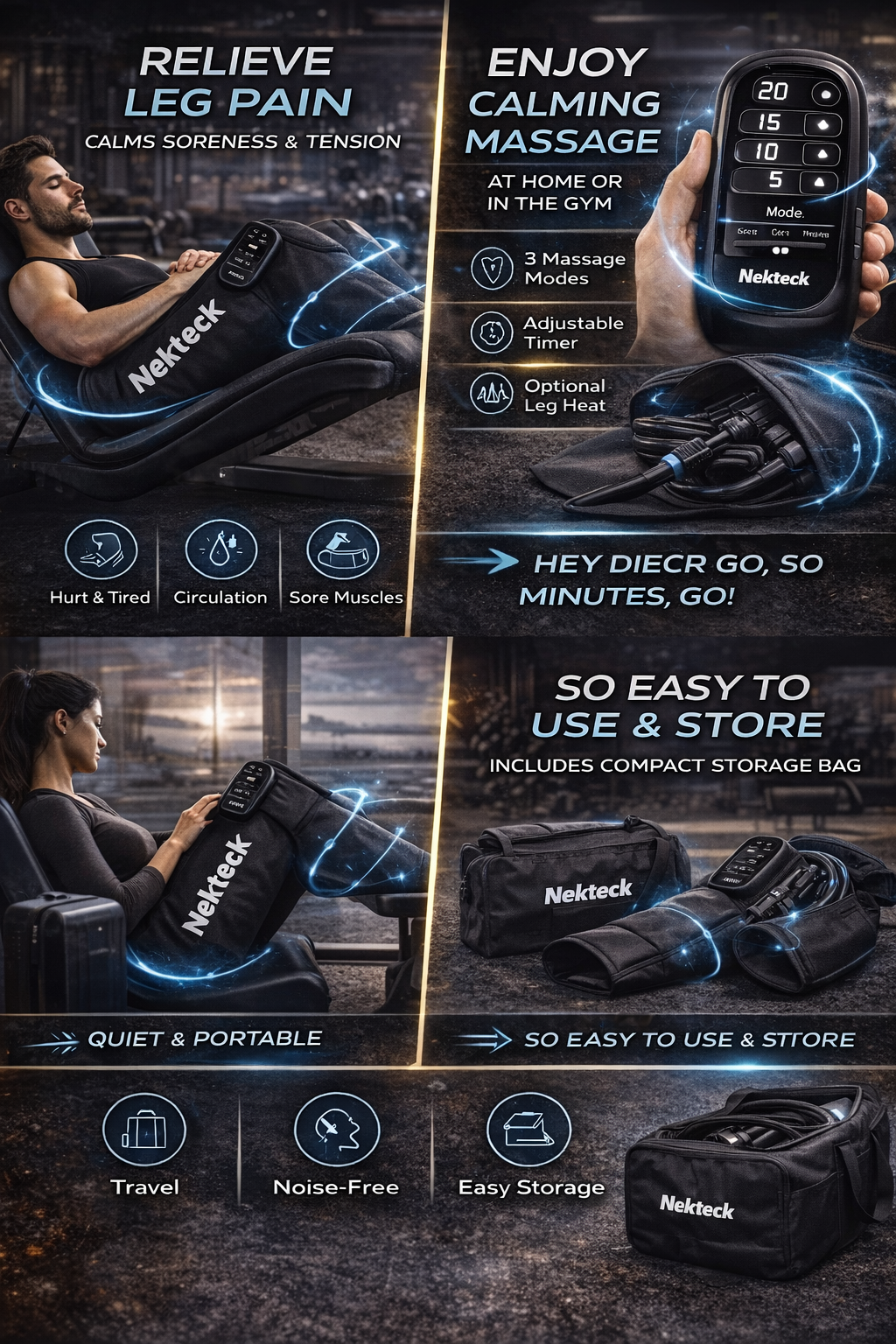 Electric Pneumatic Leg Massager