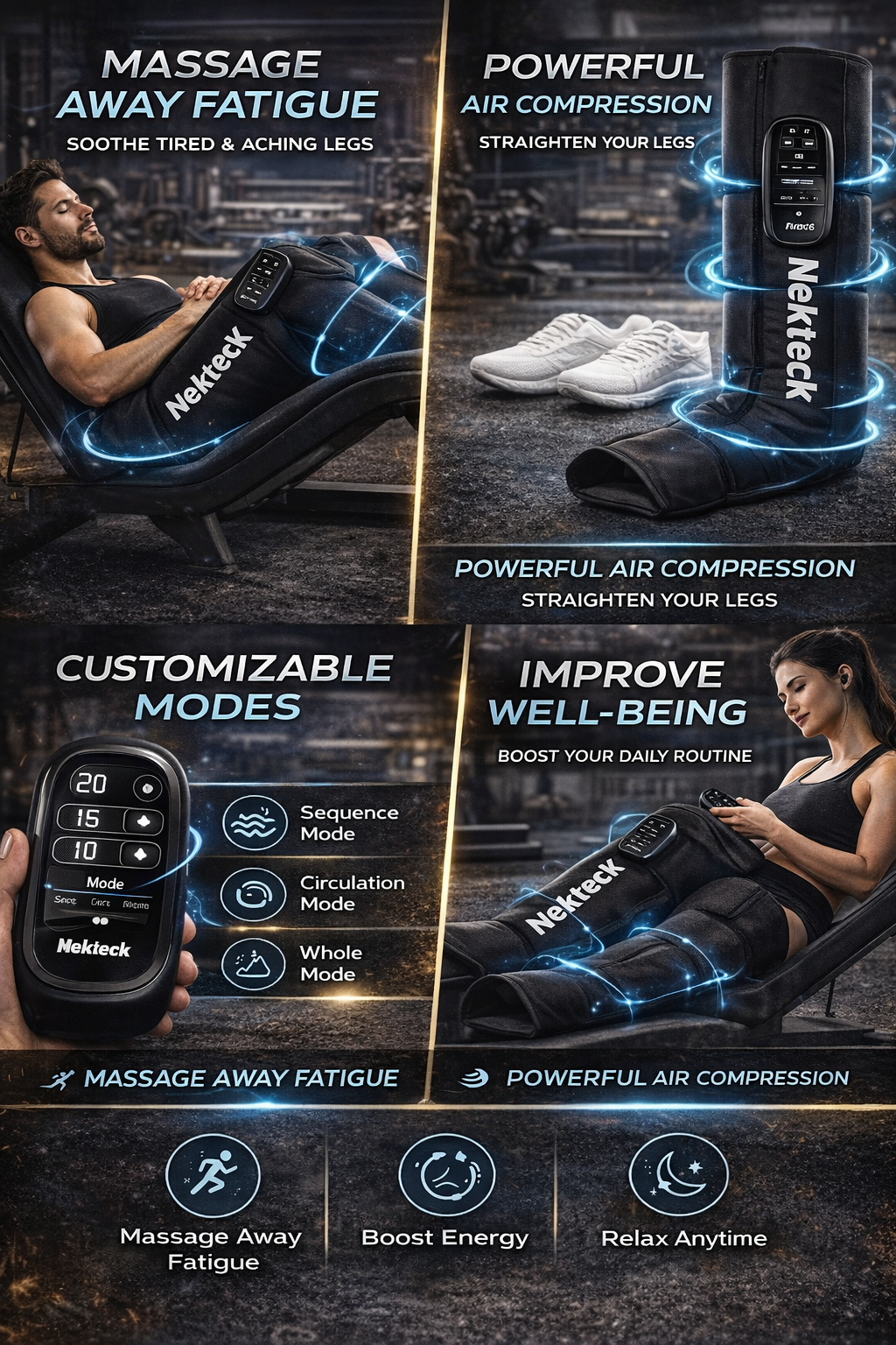 Electric Pneumatic Leg Massager