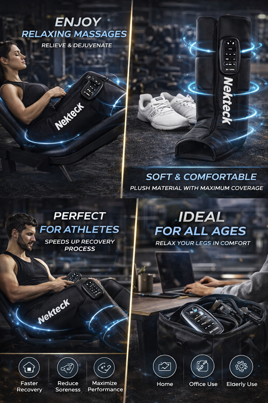 Electric Pneumatic Leg Massager